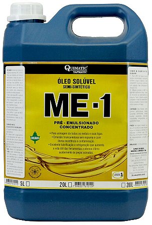 Óleo Solúvel Me-1 Semissintético Ecológico 5l Quimatic Ab1