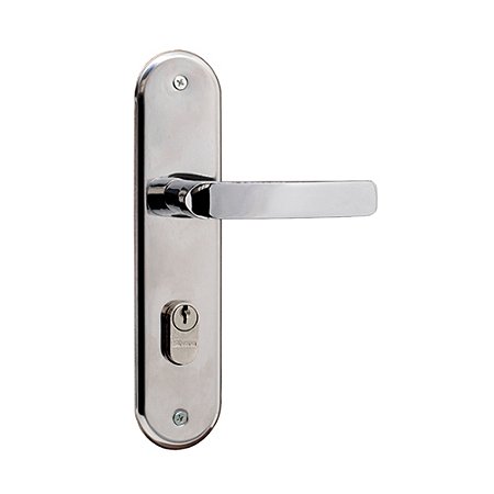 Fechadura SILVANA ITALY 1300 Inox Externa Alavanca Cromada 97068