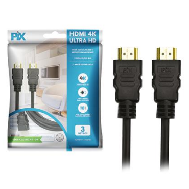 Cabo Hdmi 2.0-4k Hdr 19p -30awg 3m SANTANA PIX 0182223 Outlet