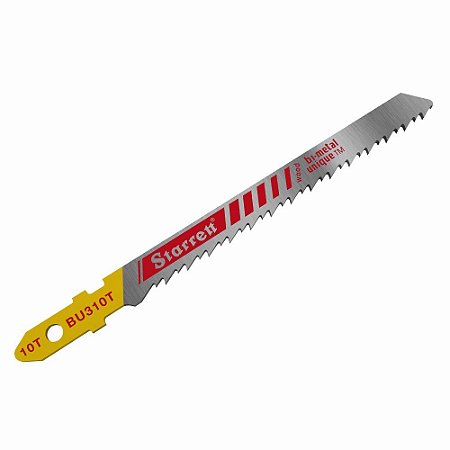 Lâmina de Serra Tico-Tico STARRETT Bimetal para Madeira - BU310T (5 peças)