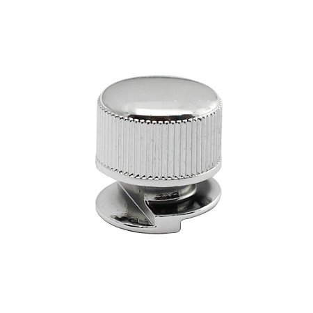 Botão Francês Cromado Metal BENDOOR 6001 – 20 Peças