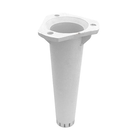 Pé p/ Encaixe Regulável Plástico Branco 170mm BENDOOR 5155PB 4 Peças