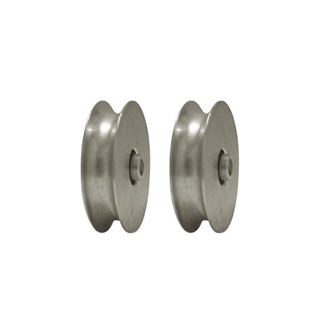 Roldana "U" DETONI com Parafuso e Rolamento 2" 001098.001 2 Peças