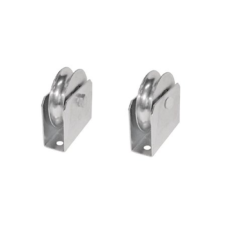 Roldana “U” DETONI com Suporte Fechado e Rolamento 4" – 001192.001 2 Peças