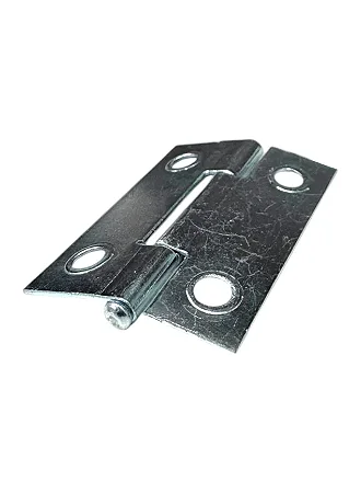 Dobradiça REAL Zincada 1.1/2" – Ref. 25015 – Caixa com 24 Peças