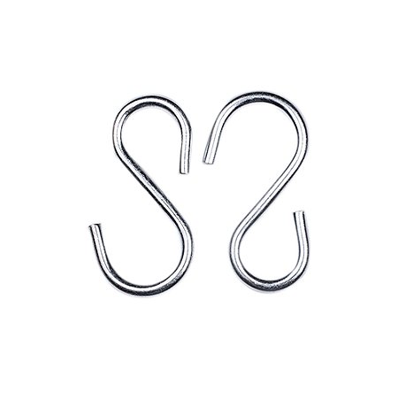 Gancho Tipo S Zincado Nº 2 – São Raphael – Pacote com 100 Peças