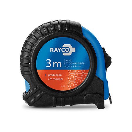 Trena 3mt Emborrachada 16mm Azul RAYCO