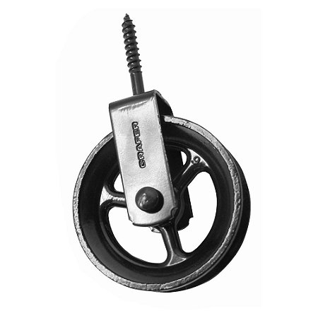 Roldana para Poço CRAFER 04cm Capacidade 15kg "Parafuso" 503.02.0001