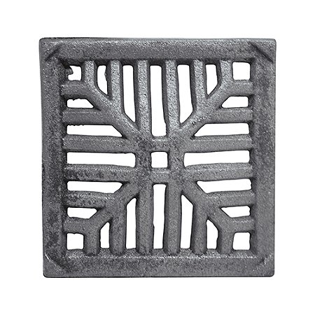 Grelha Ferro Fundido Ralo 25x25cm SÃO GERALDO 60