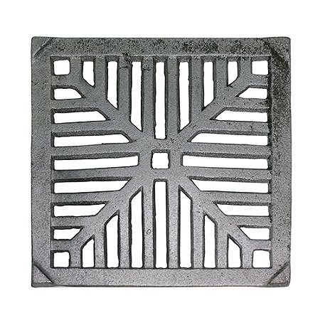 Grelha Ferro Fundido Ralo 30x30cm SÃO GERALDO 61