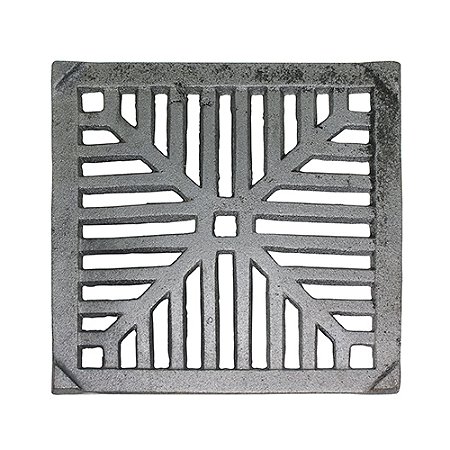 Grelha Ferro Fundido Ralo 35x35cm SÃO GERALDO 62