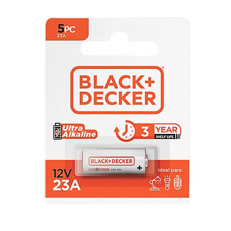 Pilha Alcalina B&D 12V – Cartela com 5 Unidades