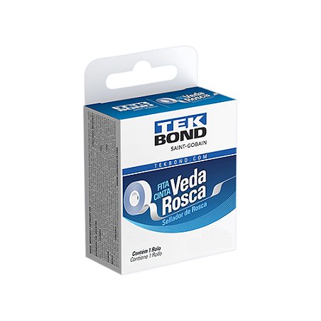 Veda Rosca TEKBOND 3/4" X 10m - Caixa com 63 Rolos