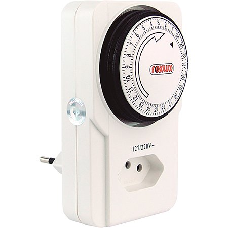 Timer Temporizador Analógico Bivolt FOXLUX