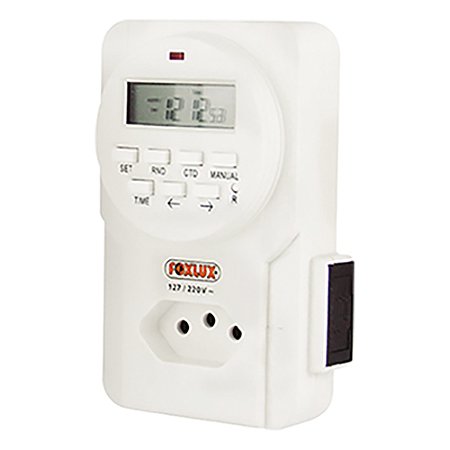 Timer Temporizador Digital Bivolt FOXLUX