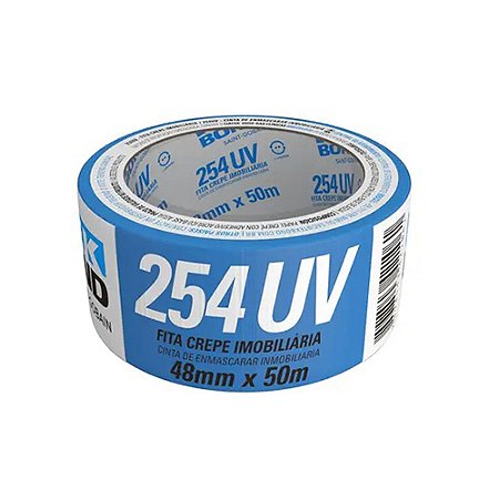 Fita Crepe TEKBOND Imobiliária Azul 48mm x 50m
