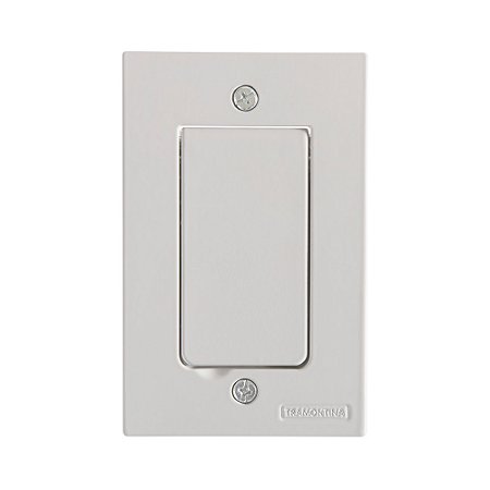 Placa de Piso Alumínio 4x2 para 1 Módulo Lux com Unha TRAMONTINA 56121112
