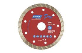 Disco Diamantado Turbo Seco 110mm Furo 20mm NORTON 70184624362