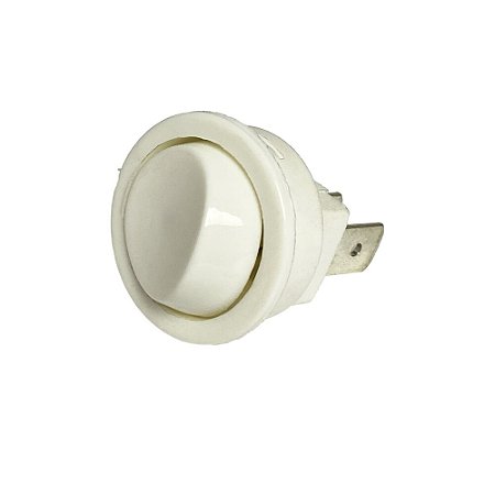 Chave liga/desliga redonda Branca DICOMPEL DC-205/439