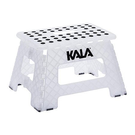 Banqueta Plástica Dobrável KALA 22cm Branco