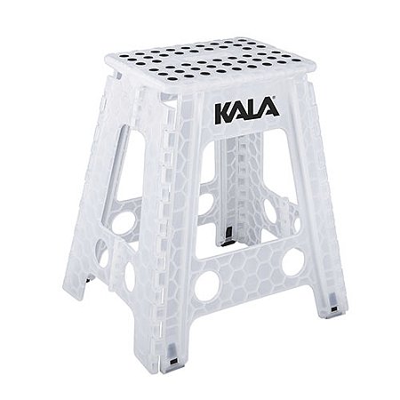 Banqueta Plástica Dobrável KALA 45cm Branca