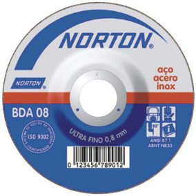 Disco Corte Inox 4.1/2” x 1,6mm x 7/8” NORTON Classic