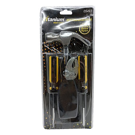Jogo de Ferramentas TITANIUM 4 Peças 5493