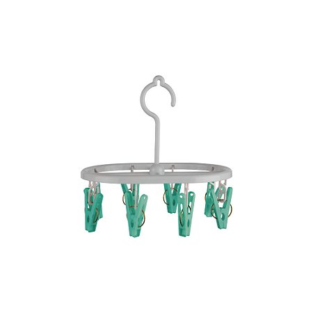 Mini Varal Oval c/ 8 Prendedores FLASHLIMP LAV9386