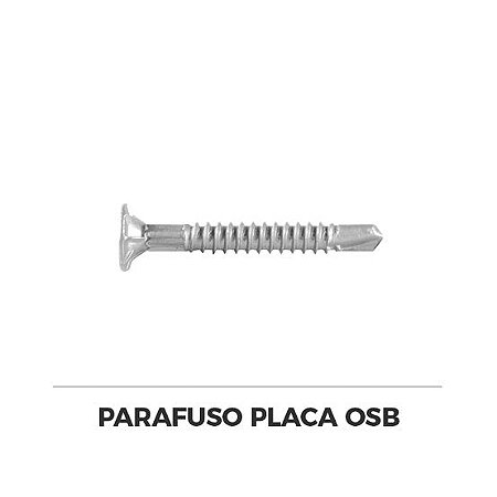 Parafuso Placa OSB Ponta Broca 4,2 x 25mm (cx com 500pç)