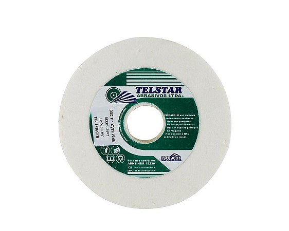 Rebolo Branco 6" x 3/4" TELSTAR AA100 308038