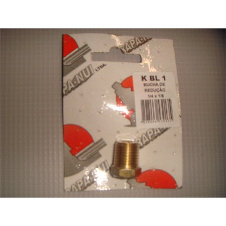 Bucha de Reducao p/ Ar Comprimido 1/4 x 1/8" RAPANUI BL1