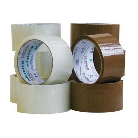 Fita Embalagem Marrom 48X45 5 rolos KORETECH