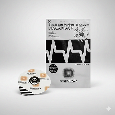 Eletrodo Descartável Adulto – 1.000 Unidades | Holter e Ergometria