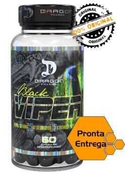 Black Viper - Dragon Pharma - 60 Capsulas