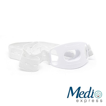 Bocal Para Endoscopia Adulto com Elástico Branco - M3 - 5 UN