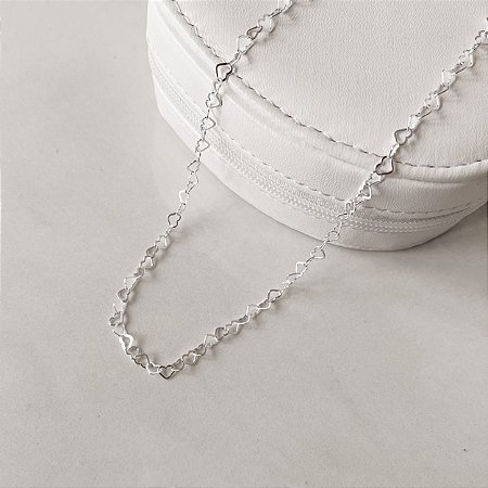 Corrente Elo Coração 2.0 45cm