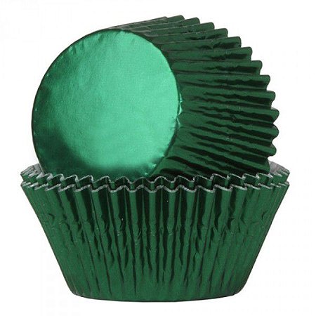 Forma P Cupcake Nº 0 Metalizada Verde Mago C 50 Un Sm