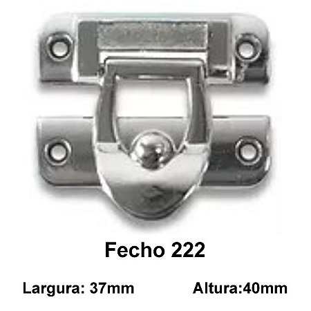Fecho 40 x 37mm modelo 222