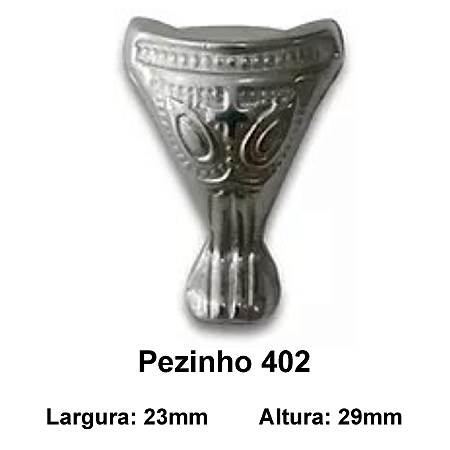 Pezinho para artesanato modelo 402 (G) 30mm