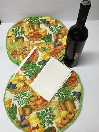 Sousplat Para Pizza com Almofada com orégano