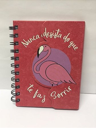 Bloco de notas Flamingo