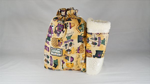 Saco multiuso com toalha de mão