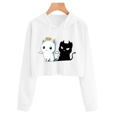 Moletom Gato Kawaii - MobWay Store - Moda Alternativa, Kawaii e