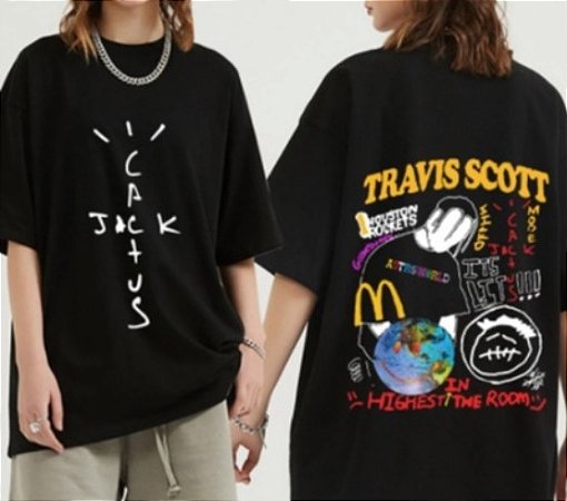 Camiseta CACTUS JACK - MobWay Store - Moda Alternativa, Kawaii e Gótica.