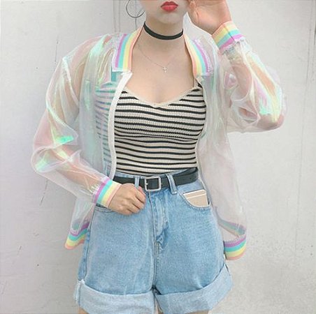 blusa de frio arco iris