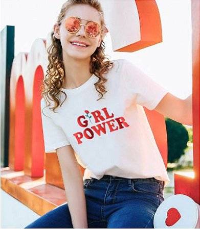 Camiseta GIRL POWER Duas Cores