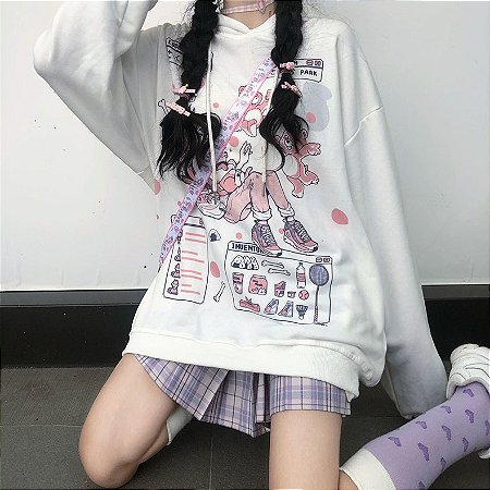 Casaco ANIME Kawaii - MobWay Store - Moda Alternativa, Kawaii e Gótica.