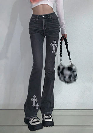 Calça Jeans KAWAII - MobWay Store - Moda Alternativa, Kawaii e Gótica.