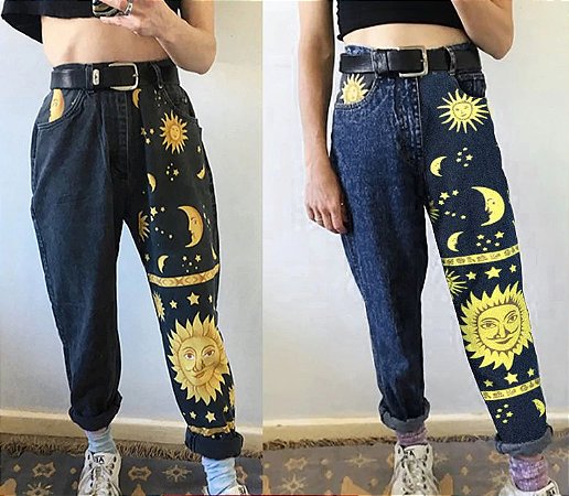 Calça Jeans KAWAII - MobWay Store - Moda Alternativa, Kawaii e Gótica.