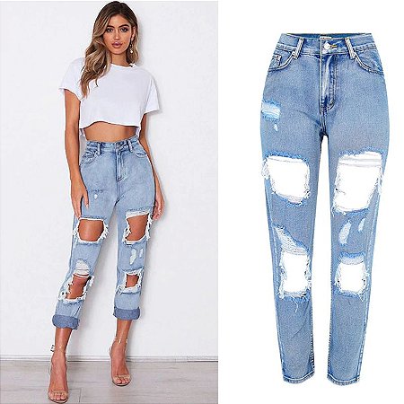 Calça Jeans KAWAII - MobWay Store - Moda Alternativa, Kawaii e Gótica.